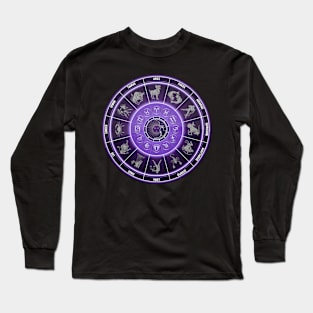 Zodiac Sign Design Long Sleeve T-Shirt